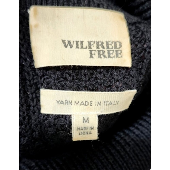 Aritzia Wilfred Free Bianca Dress 100% Merino Wool Sweater Dress Size M - Picture 7 of 12